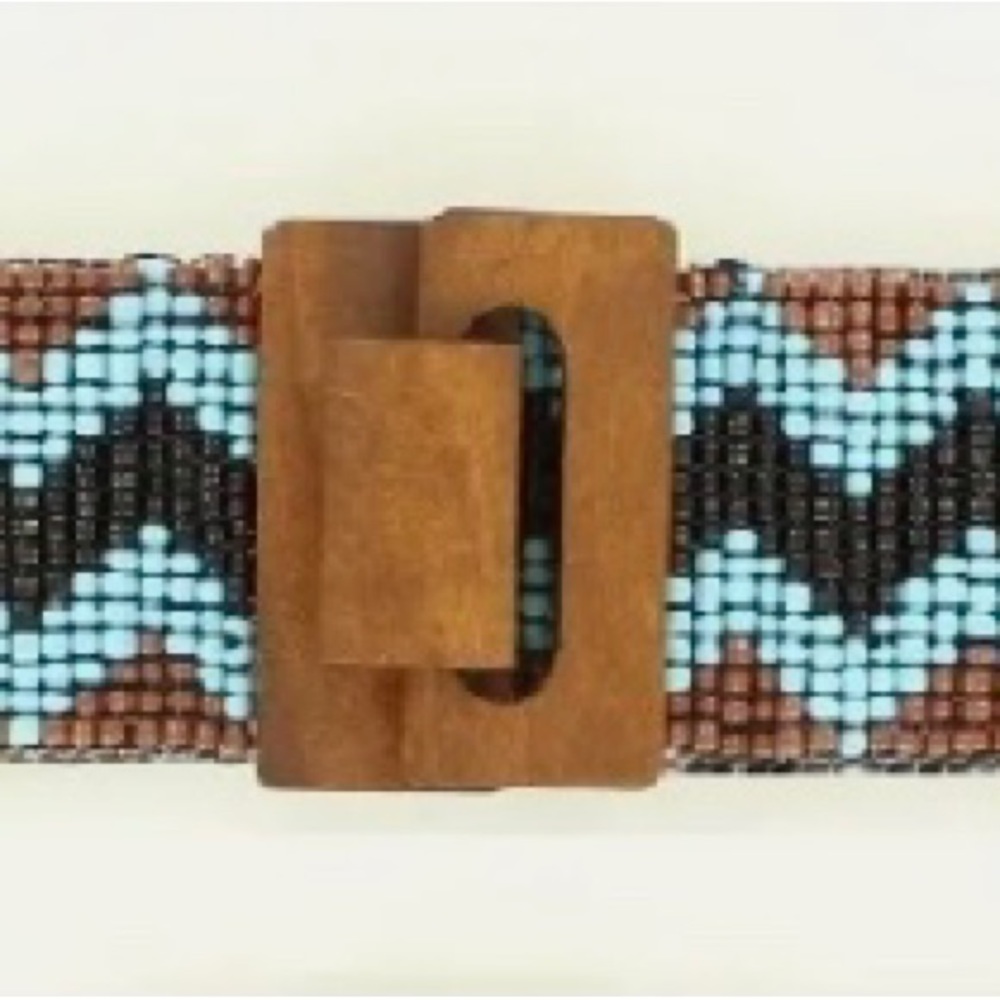 Nocona Beaded Stretch Belt
